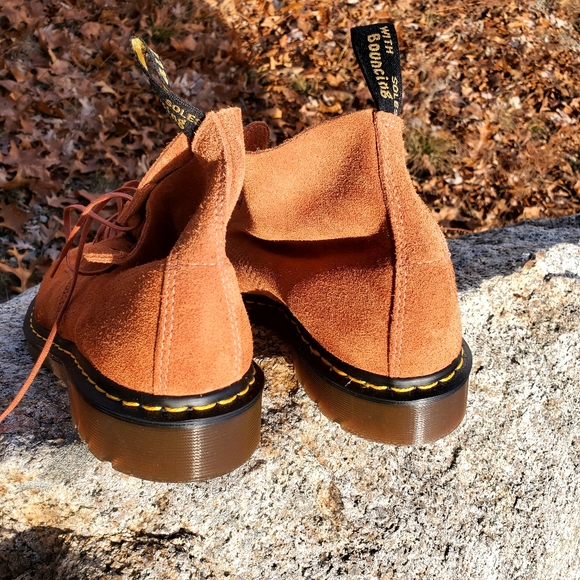 Dr. Martens Suede Leather Boots Made in England Size 11, USA Men's Size 12 - Picture 11 of 15